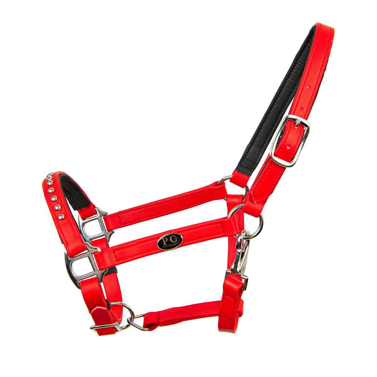 Luxury Adjustable Padded Horse Halter with Crystals